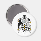 Batt-Familienwappen Magnet (Vorderseite/Rückseite)