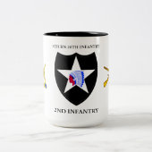 BATTALION 20. INFANTRY 2. INFANTRY DIV  ZWEIFARBIGE TASSE (Mittel)