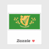 Battalionflagge von Saint Patrick (1846-1848), Mex Aufkleber (Blatt)