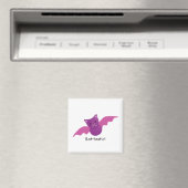Battastic Pink Bat Magnet (In Situ (Geschirrspüler))
