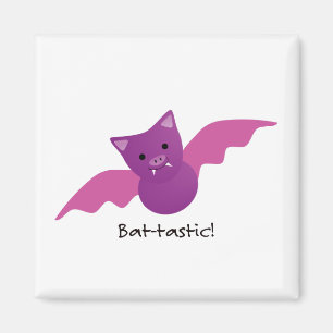 Battastic Pink Bat Magnet