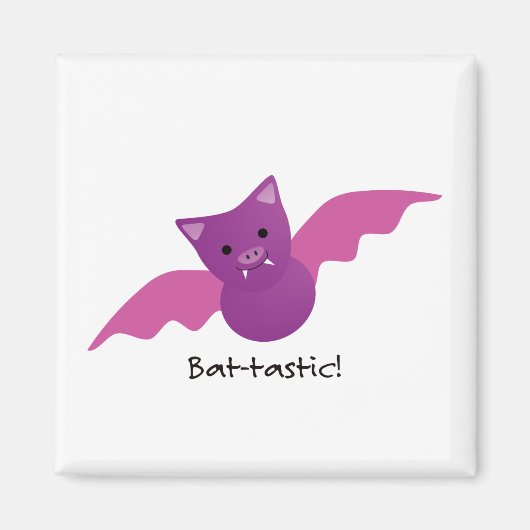 Battastic Pink Bat Magnet (Vorne)