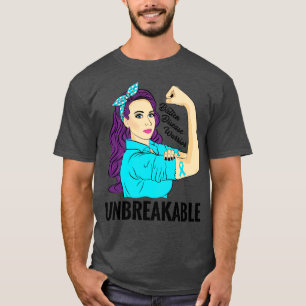 Batten Disease Awareness Aquamarin Ribbon NCL T-Shirt