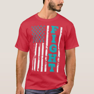 Batten Disease Awareness Fight American Flag 4. O T-Shirt