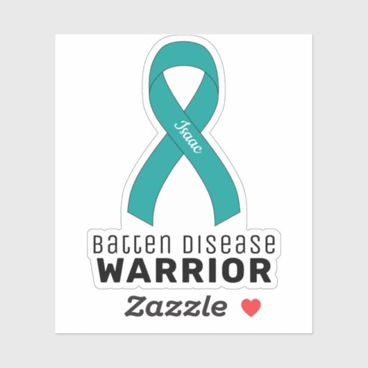 Batten Disease Warrior Vinyl Sticker (Blatt)