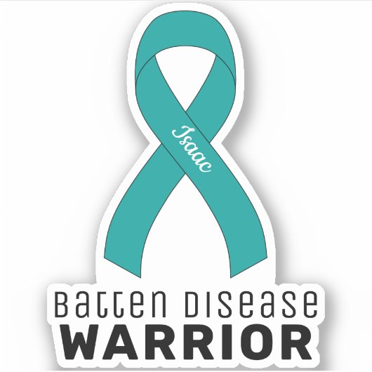 Batten Disease Warrior Vinyl Sticker (Vorderseite)
