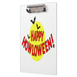 BATTEN "HAPPY HOWLOWEEN" KLEMMBRETT