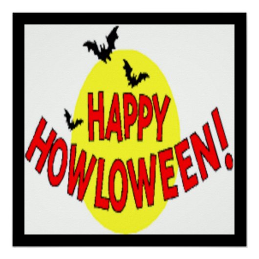 BATTEN "HAPPY HOWLOWEEN" POSTER (Vorderseite)