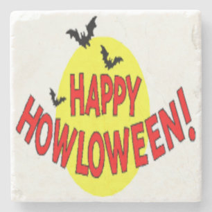 BATTEN "HAPPY HOWLOWEEN" STEINUNTERSETZER