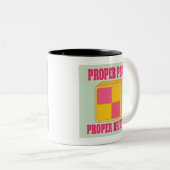Battenberg Proper Posh Proper Britisch Zweifarbige Tasse (VorderseiteRechts)