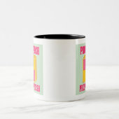 Battenberg Proper Posh Proper Britisch Zweifarbige Tasse (Mittel)