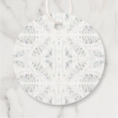 BATTENBURG LACE 2" Round Yarn Tags Geschenkanhänger (Rückseite)