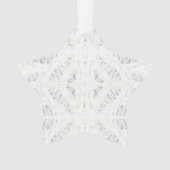 BATTENBURG LACE Acrylic Star Ornament (Vorderseite)