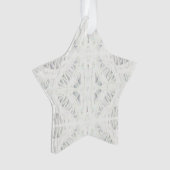 BATTENBURG LACE Acrylic Star Ornament (Vorderseite)
