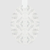 BATTENBURG LACE Akronylic Oval Ornament (Vorderseite)