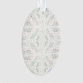 BATTENBURG LACE Akronylic Oval Ornament (Vorderseite)