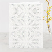 BATTENBURG LACE Big Grußkarte Karte (Gelbe Blume)