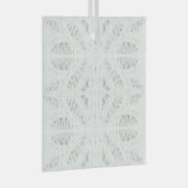 BATTENBURG LACE Glass Square Ornament Aus Glas (Vorderseite Rechts)