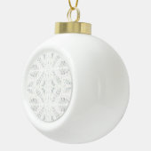 BATTENBURG LACE Keramik Ball Ornament (Rechts)