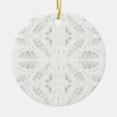 BATTENBURG LACE Keramik Circle Ornament (Vorne)