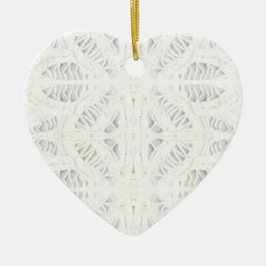 BATTENBURG LACE Keramik Ornament (Vorne)