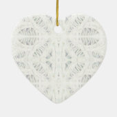 BATTENBURG LACE Keramik Ornament (Hinten)