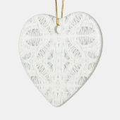 BATTENBURG LACE Keramik Ornament (Links)