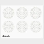 BATTENBURG LACE Large Round Stickers (Blatt)