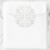BATTENBURG LACE Large Round Stickers (Tasche)