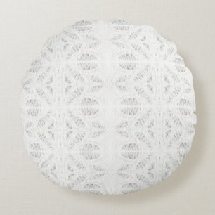 BATTENBURG LACE Round Kissen