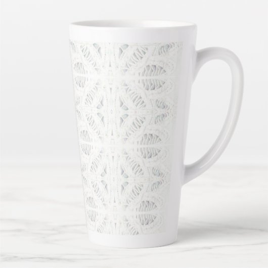 BATTENBURG LACE Tall Latte Tasse (Rechts)