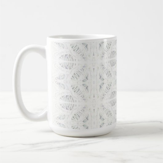 BATTENBURG LACE Tall White Tasse (Links)