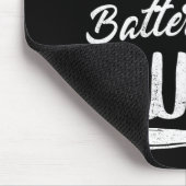 Batter Swing Baseball Herz Mama Niedlich Frauen Mo Mousepad (Ecke)
