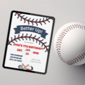 Batter Up Baseball Geburtstag Einladung