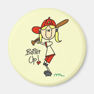 Batter Up Baseball T-Shirts und Geschenke Magnet