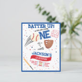 Batter Up Rookie Baseball billig Foto 1. Geburtsta (Stehend Vorderseite)