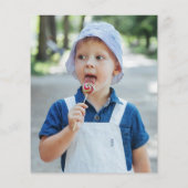 Batter Up Rookie Baseball Budget Foto Geburtstag (Rückseite)