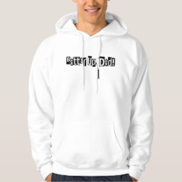 "Batter Up, Vater!" Dystopian Baseball Typografie Hoodie
