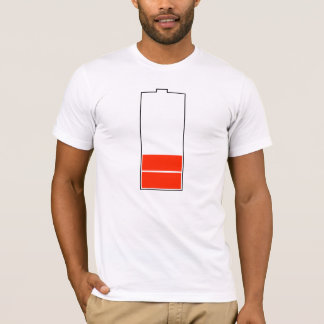 Batterie-Aufladungs-T-Shirt T-Shirt