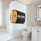 Batterie Duschvorhang (Beispiel)