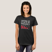 Batterie Leben Einer Biochemie 1 T-Shirt (Vorne ganz)