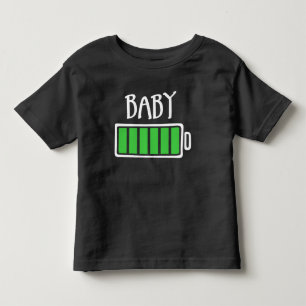 Batterie leer – Baby Kleinkind T-shirt