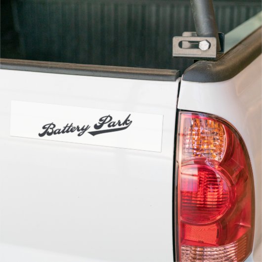 Batterie-Park Autoaufkleber (Auf Lkw)