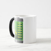 Batterie verwandeln Tasse - verwandelnde magische (Vorderseite Links)