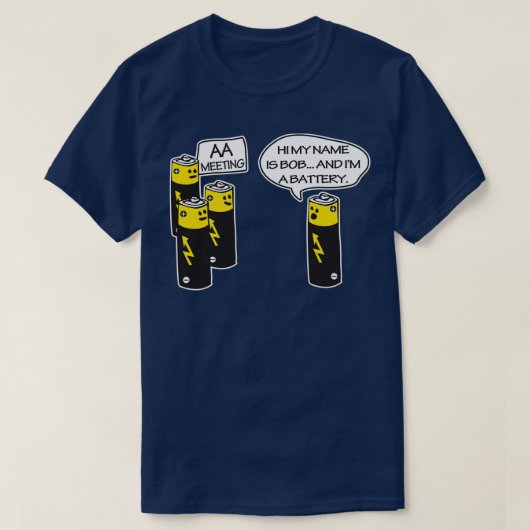Batterieaufenthalt für Om T-Shirt (Design vorne)