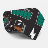 Batterieaufladung Krawatte (Gerollt)