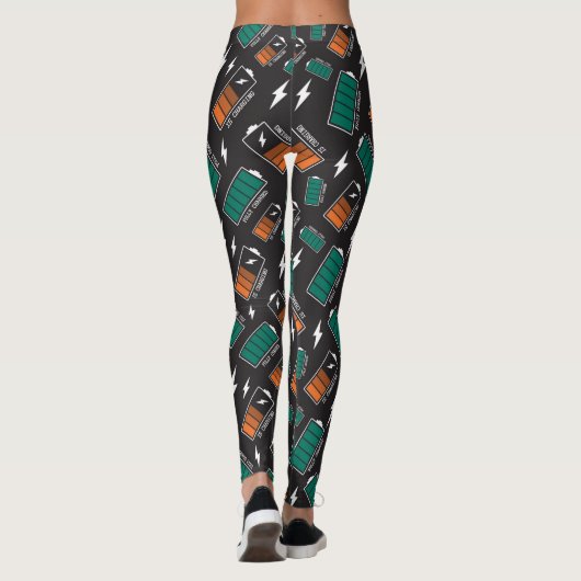 Batterieaufladung Leggings (Rückseite)