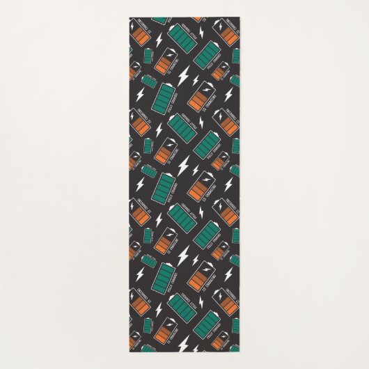 Batterieaufladung Yogamatte (Rückseite)