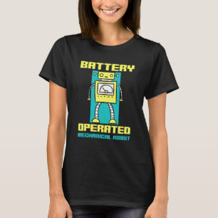 Batteriebetriebene mechanische Roboter T-Shirt