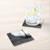 Batteriehauptstadt I Rechteckiger Pappuntersetzer (Vor Ort)